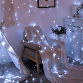 6.56ft/9.84ft/12.12ft/32.8ft Led String Lights; Christmas Party Lights Suppliers (Items: 13.12Ft, Color: Light White)