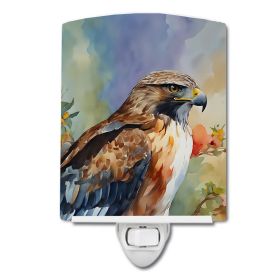 NEW Hawk Ceramic Night Light Compact, UL-Certified, Ideal for Bedroom, Bathroom, Nursery, Hallway, Kitchen, 6x4x3, Multicolor (Default: Default)